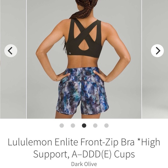 ❤️SOLD❤️Lululemon Enlite Front Zip Bra - Picture 5 of 6